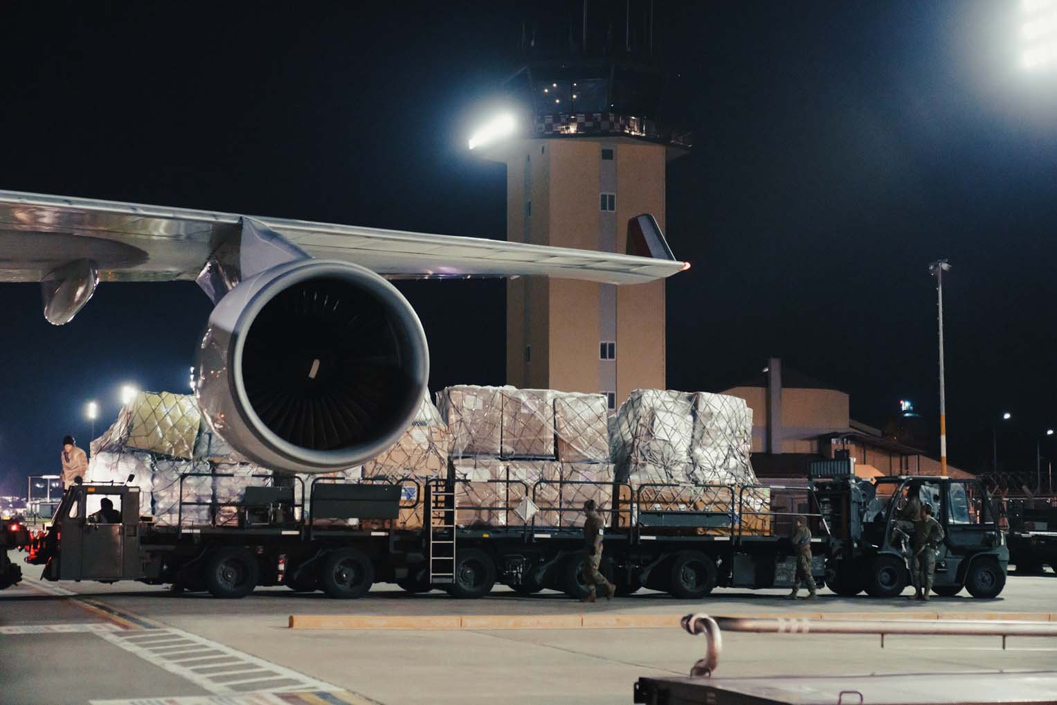 Multiple transport trucks carried our relief supplies and Emergency Field Hospital to Antakya. Also in the convoy were additional Samaritan's Purse staff.