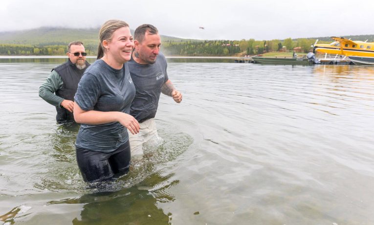 The couple experienced the healing power of the Gospel, receiving Jesus Christ as Lord and Savior and baptism in Alaska.