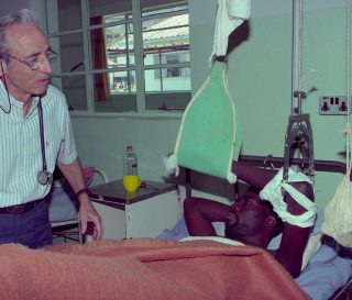 Dr. Jim Foulkes serving at Mukinge Mission Hospital in Zambia.