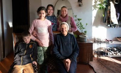 Families like are being forced to flee their homes in a mass exodus out of the Nagorno-Karabakh region.