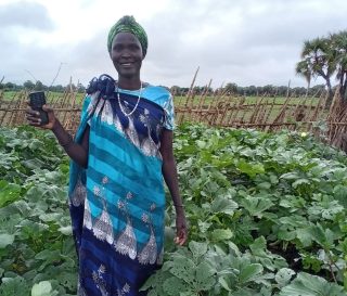 Nyalong is one of a number of South Sudanese women learning how to build livelihood businesses.