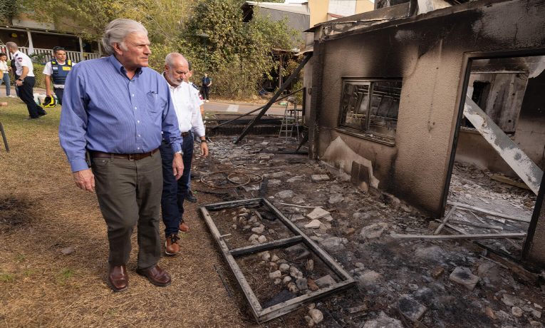 Franklin Graham in Israel to see the devastation after massacres in October.