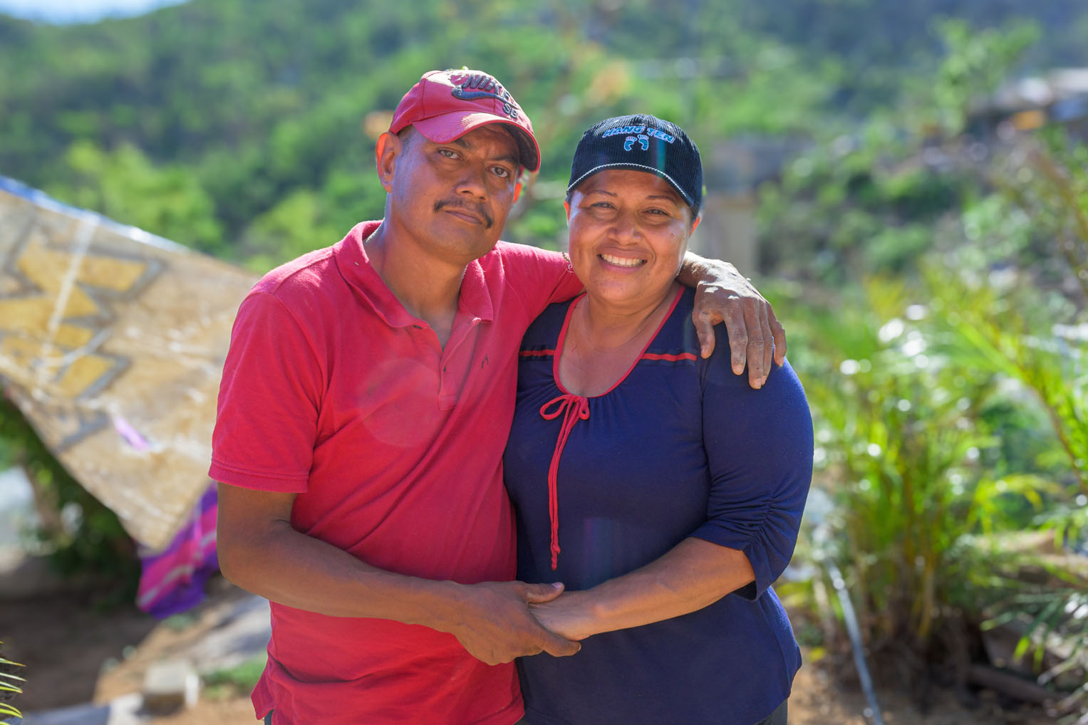 Fernando and Claudia Flores, who were provided shelter through our tarping teams, received Jesus Christ as Lord and Savior.