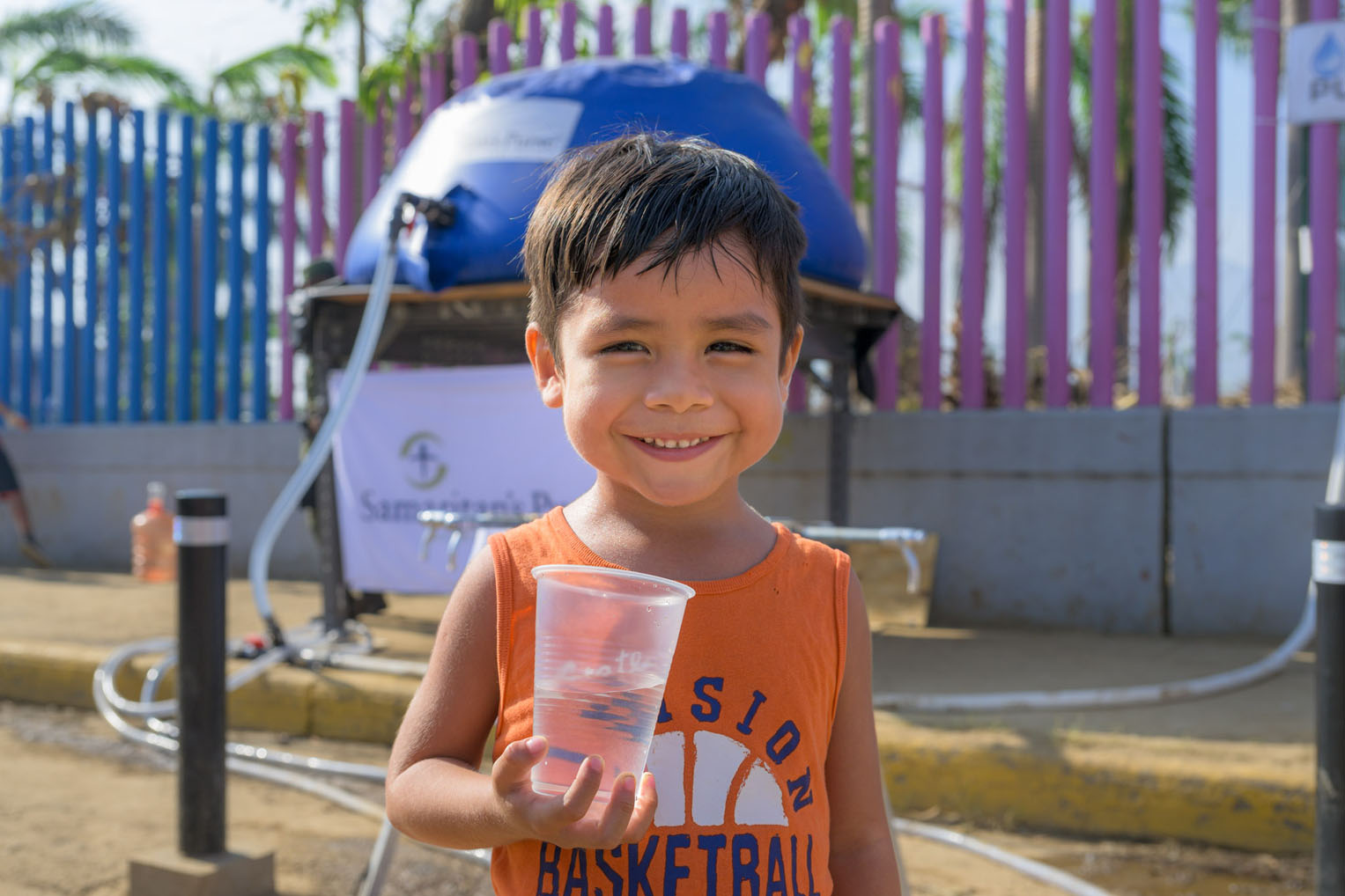 Samaritan's Purse provides clean water to communiities in the wake of natural disasters or other calamities, saving many lives and preventing waterborne illness, especially in young children.