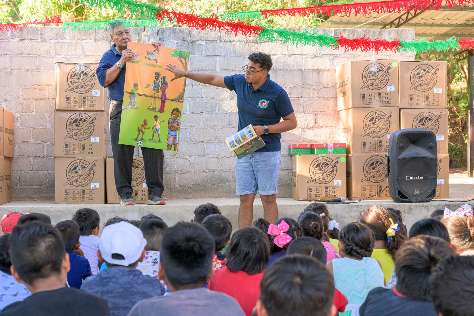 The Operation Christmas Child outreach event at Iglesia Cristiana Filadelfia blessed many children in Fernanda's neighborhood as they heard the Gospel of Jesus Christ.