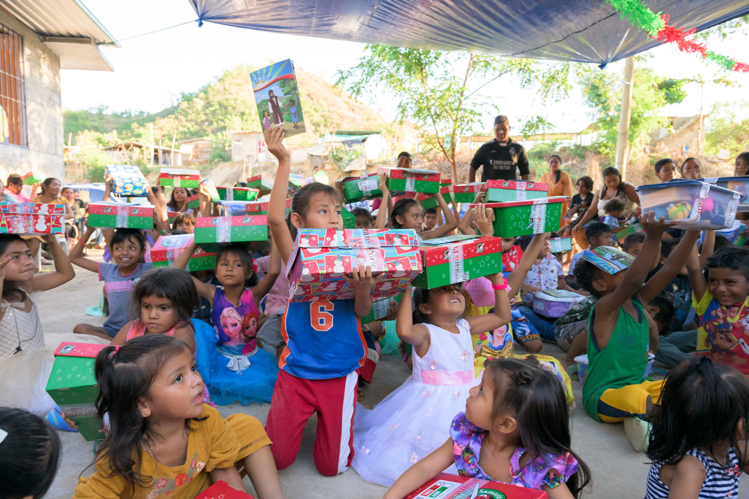 They were also blessed by the generosity shown by God's people through shoebox gifts.