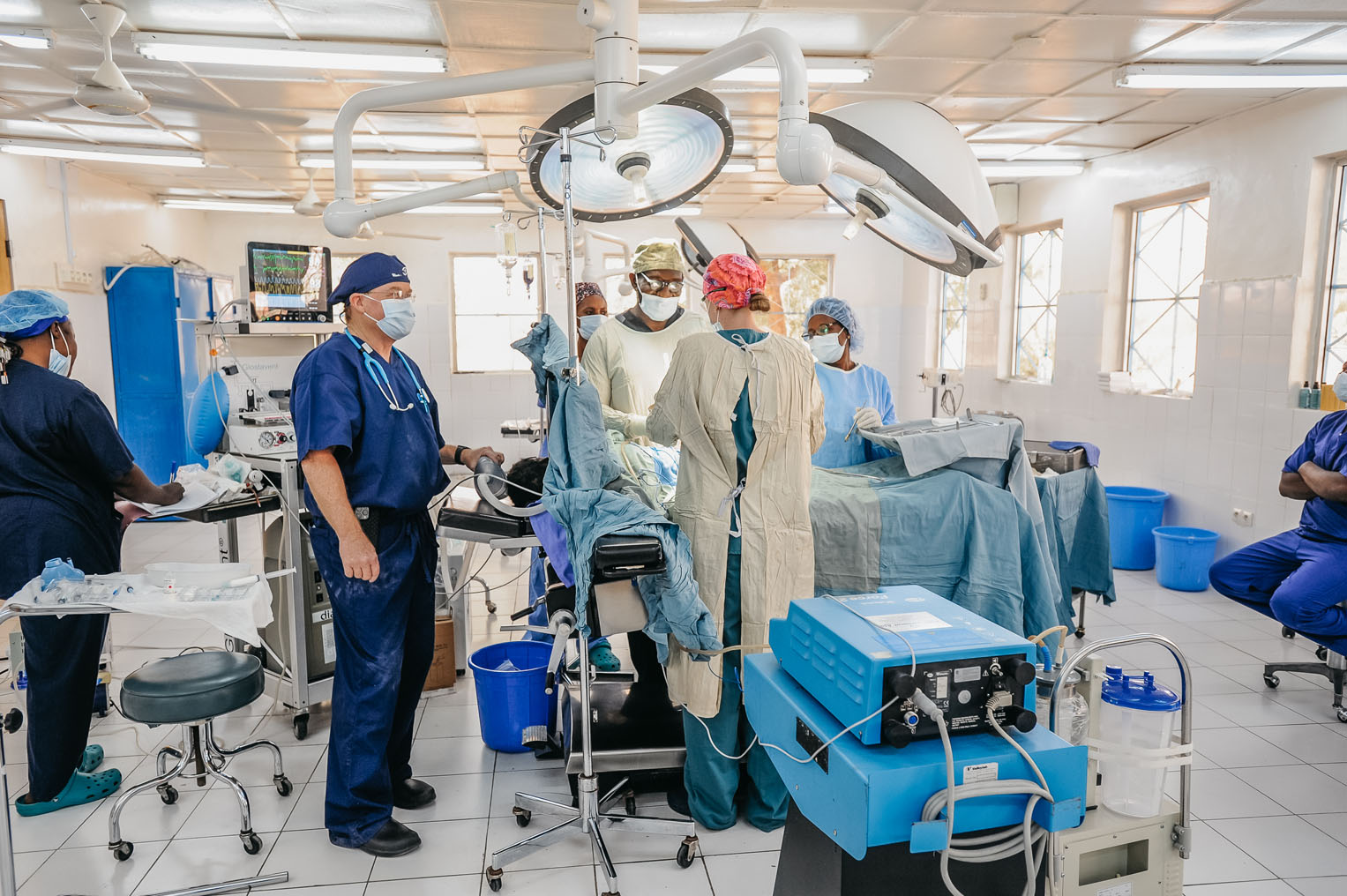 World Medical Mission doctors provide life-saving surgery at the Danja Fistula Center.
