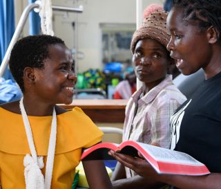 Ireen, left, was among the 44 individuals in Malawi to receive life-changing surgery through a Samaritan's Purse team of orthopedic specialists.