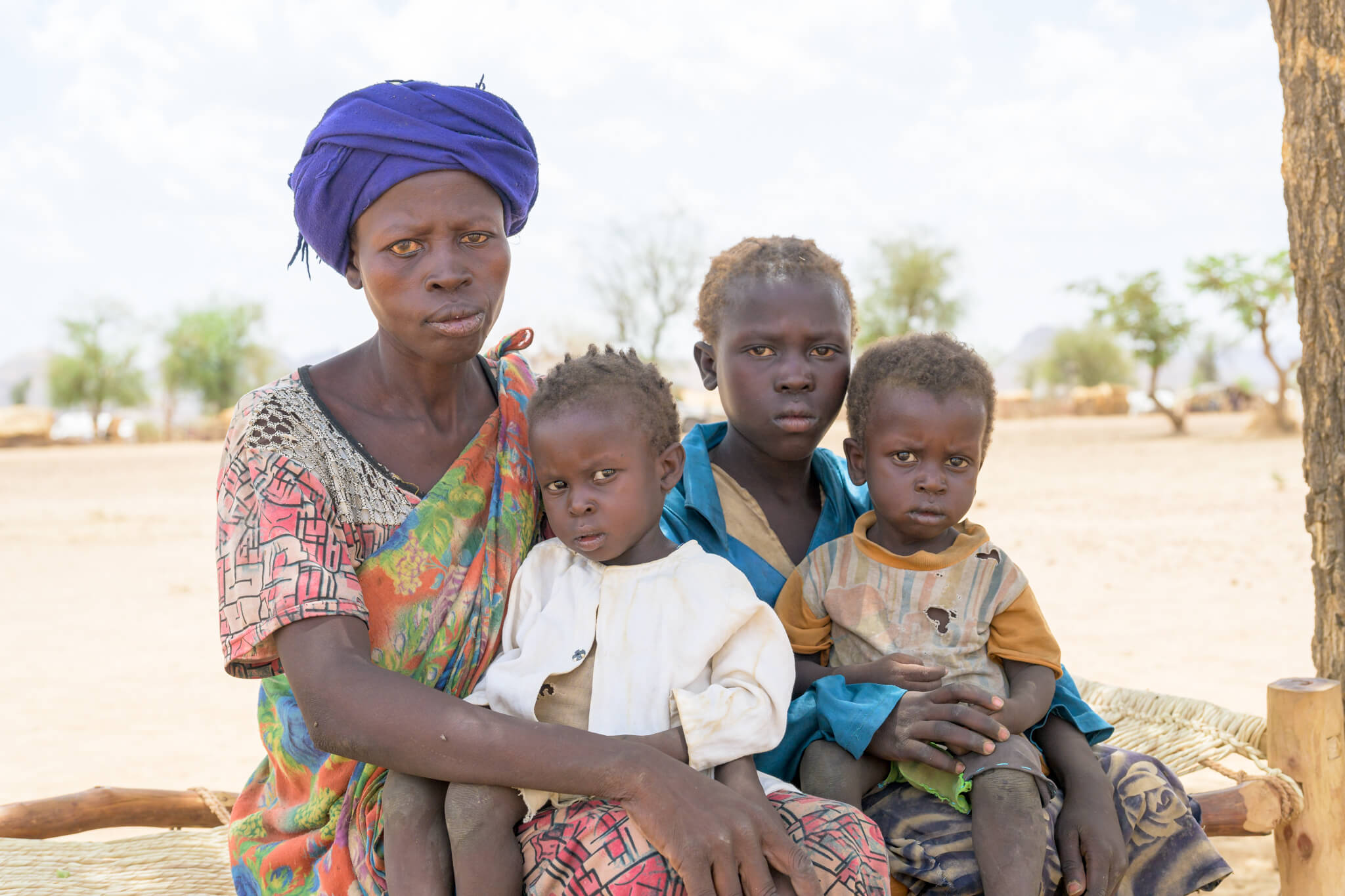 Dara escaped violent conflict in her hometown, but now her and her family face a new challenge in the camp: starvation.