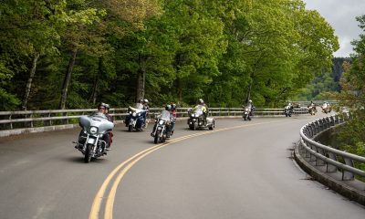 Durante el fin de semana, más de 100 motociclistas zigzaguearon por las montañas de Carolina del Norte  en el Paseo Anual de los Guerreros para apoyar a las parejas de militares.