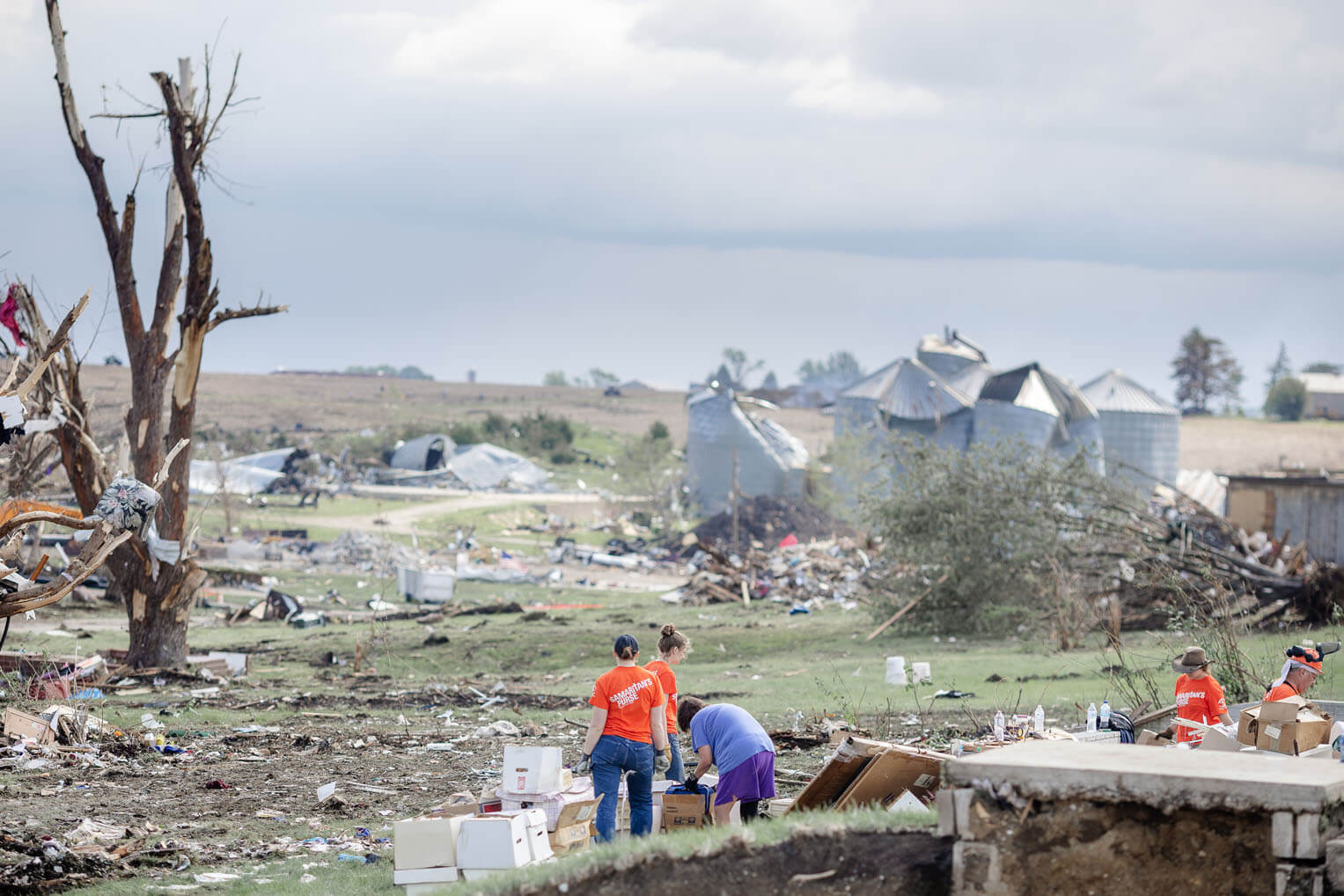 Storms devastated the small Iowa town on May 21.