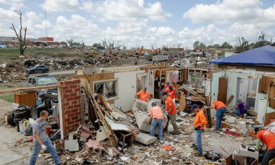 Volunteers helped Greenfield homeowners clean up and salvage valuables after an EF-4 tornado.