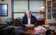 Franklin Graham, president and CEO of Samaritan's Purse and the Billy Graham Evangelistic Association, in his office in Boone, N.C., on April 18, 2024. (Madalina Vasiliu/The Epoch Times)