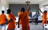 Prisoners at Liberia's Monrovia Central Prison are praising God for freedom in Christ during a Samaritan's Purse discipleship course.