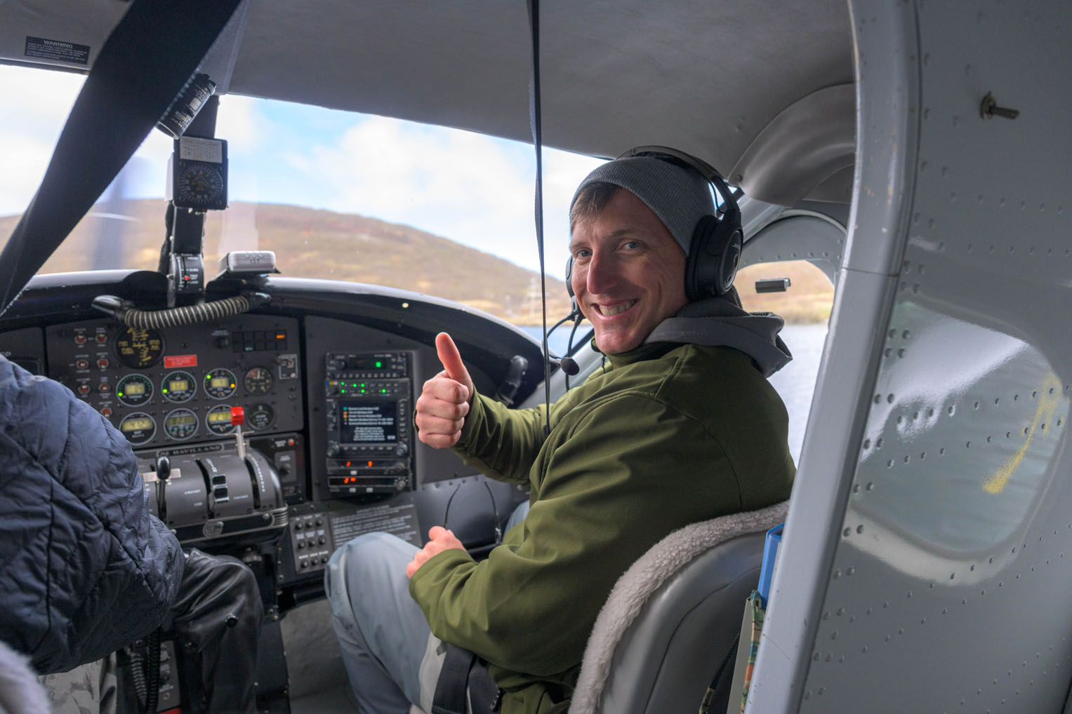 Chad got a front-row seat on the way to visit a wilderness fishing spot in Lake Clark National Park.