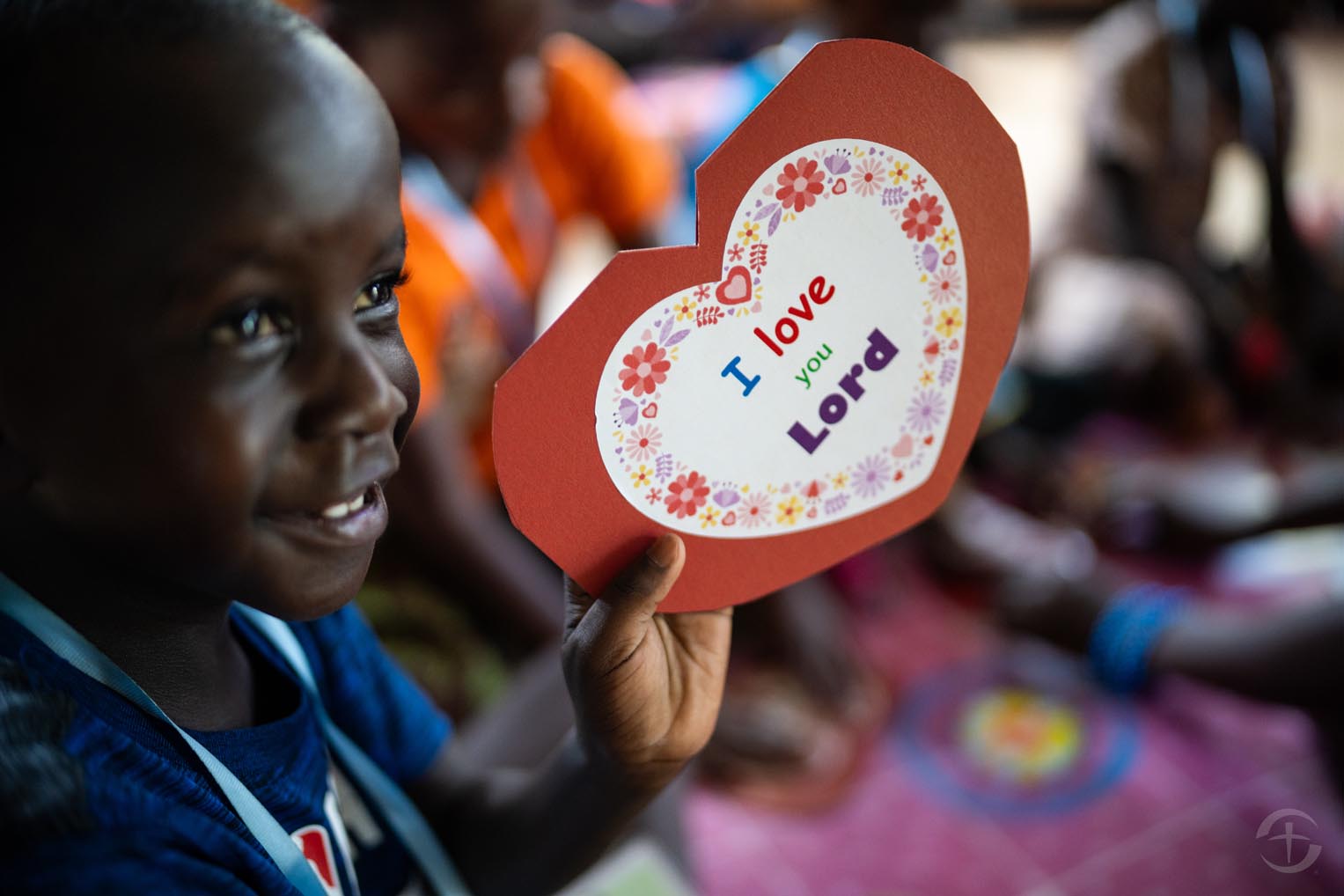 Children at Heart Camp love participating in colorful arts and crafts projects.
 