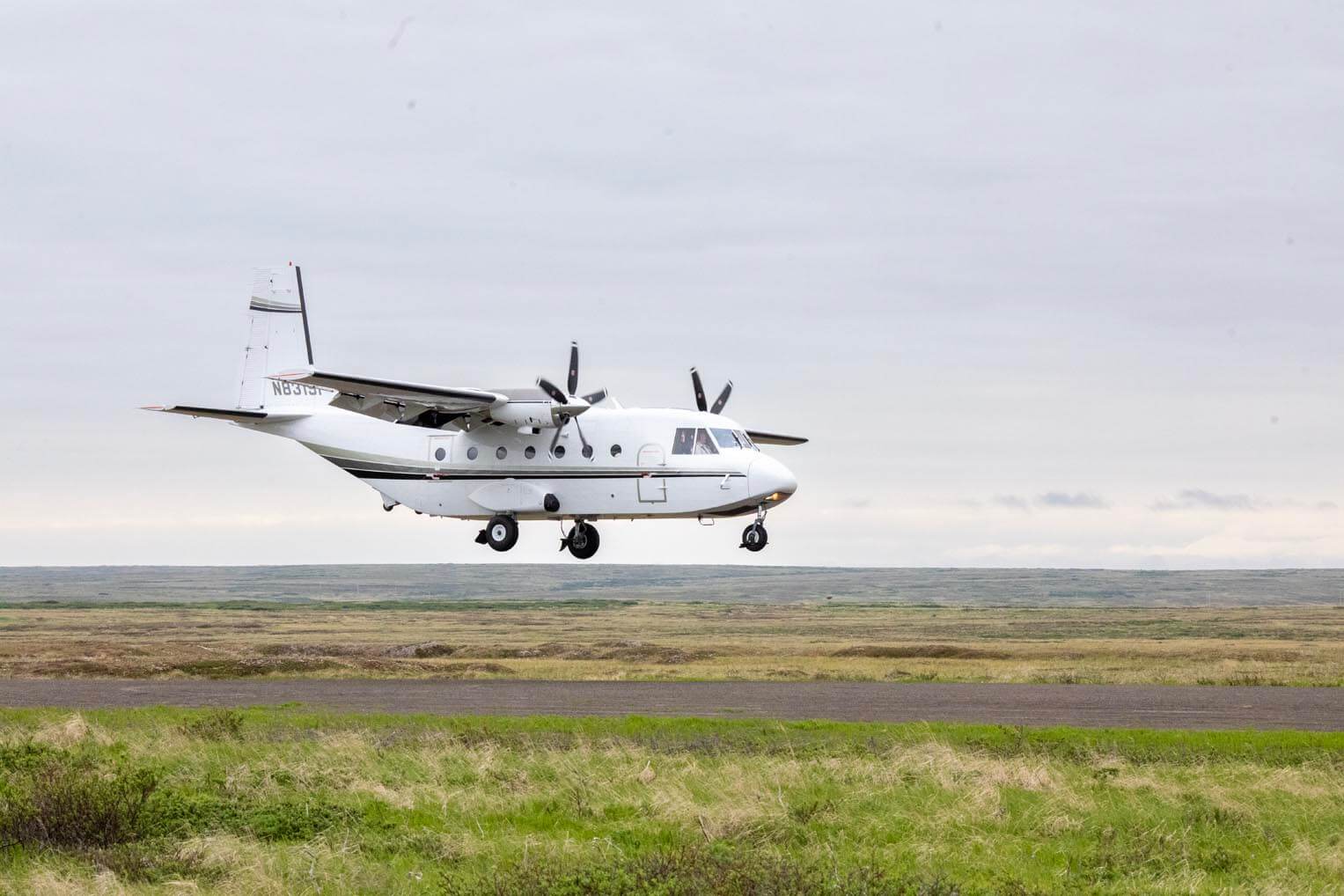 Samaritan's Purse Misson Aviation Services are critical to the construction project on Nunivak Island.