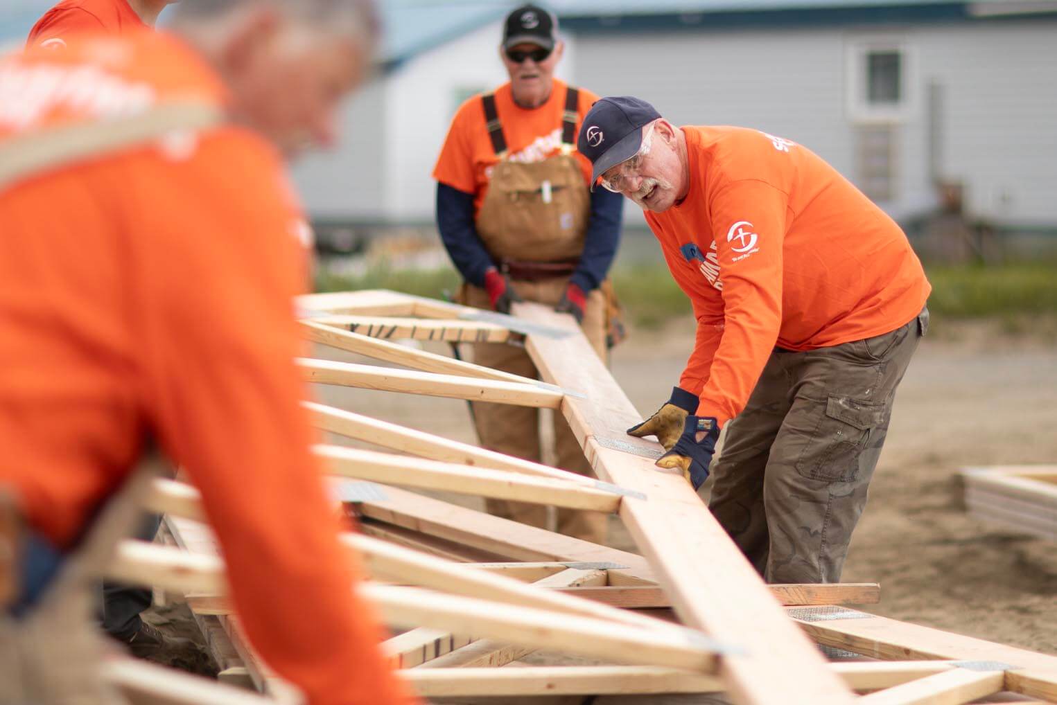 Mark Atcherson of Delaware volunteered in Mekoryuk this summer, his fourth trip to Alaska with Samaritan's Purse.