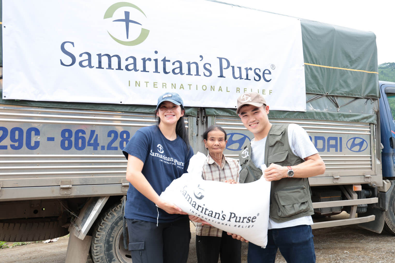 Linh won't have to worry about her next meal thanks to food aid provided by Samaritan's Purse.