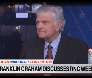 Screen cap of Franklin Graham interview