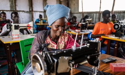 The Samaritan’s Purse tailoring class in South Sudan has given Mary and her fellow students a useful skill to help support her family.