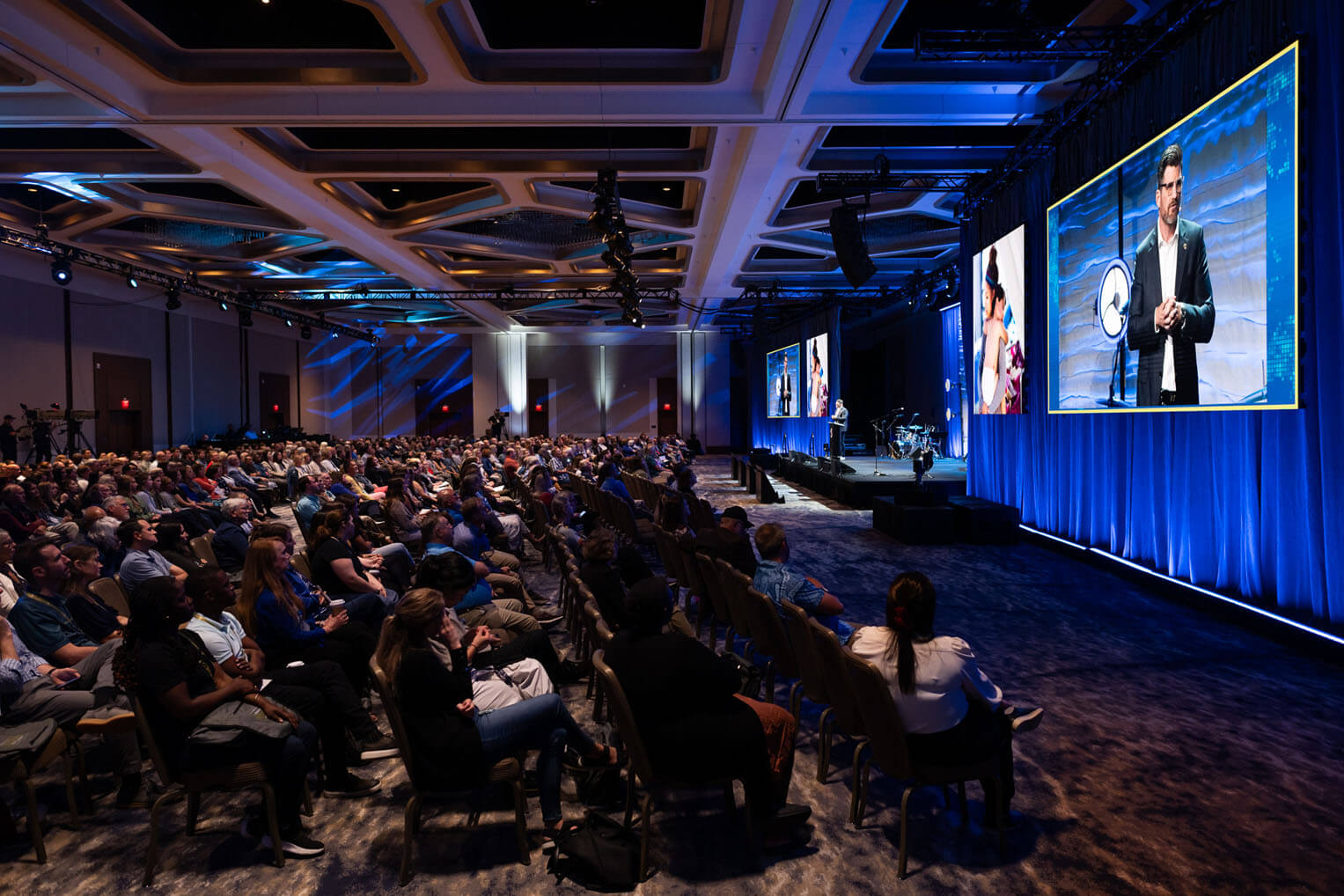 Hundreds packed the auditorium in Orlando each day to hear from several renowned speakers.