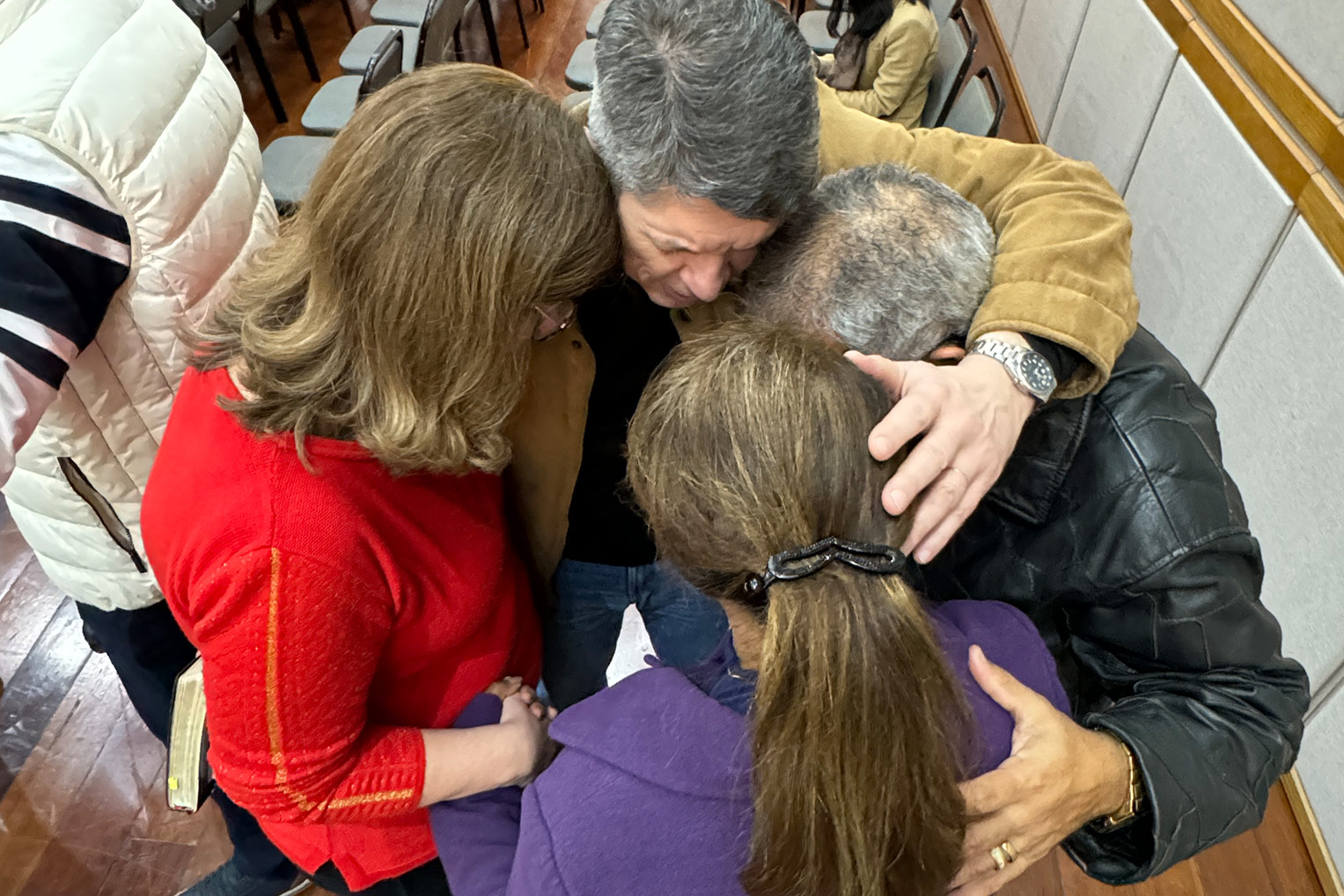 The church leaders met for prayer and a time of refreshing and uniting as prepare to return and provide relief to the still-hurting families.