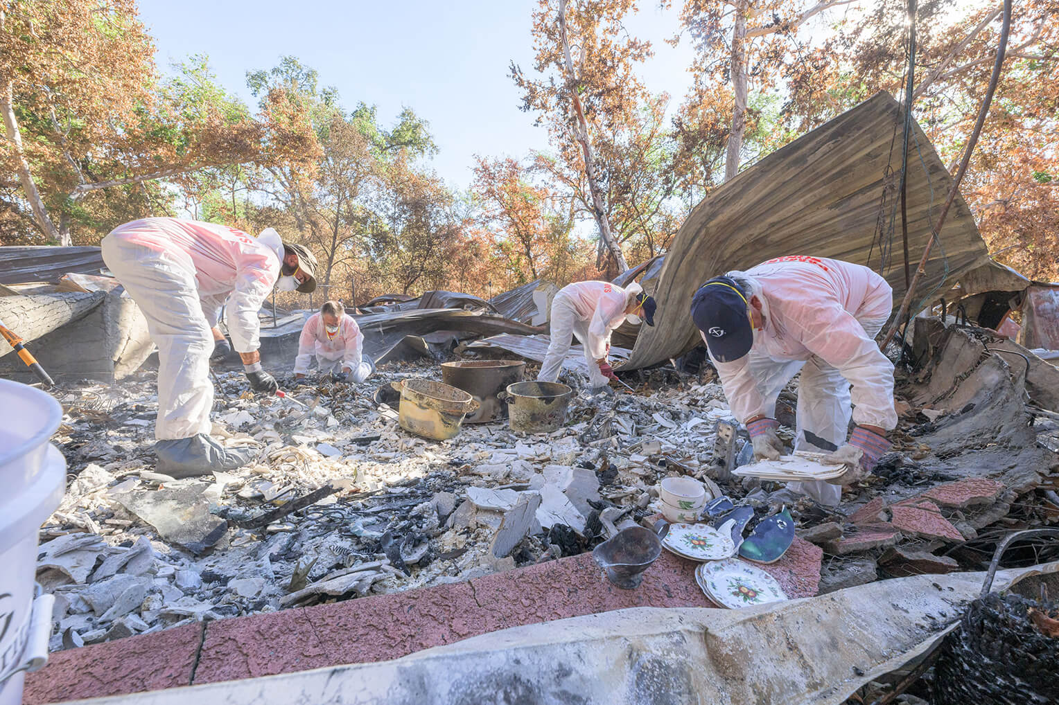 Hundreds of families lost everything in the blaze.