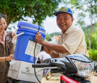 Samaritan's Purse is working in north Vietnam after Typhoon Yagi to distribute aid and spread hope to the many thousands uprooted by the historic storm.