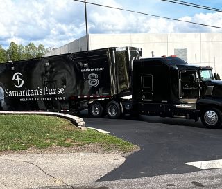 Our Disaster Relief Unit departs North Wilkesboro, North Carolina, headed south to respond to Hurricane Helene.