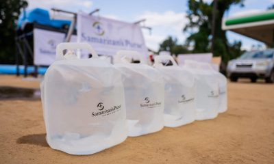 Samaritan’s Purse has set up water filtration systems near Asheville.