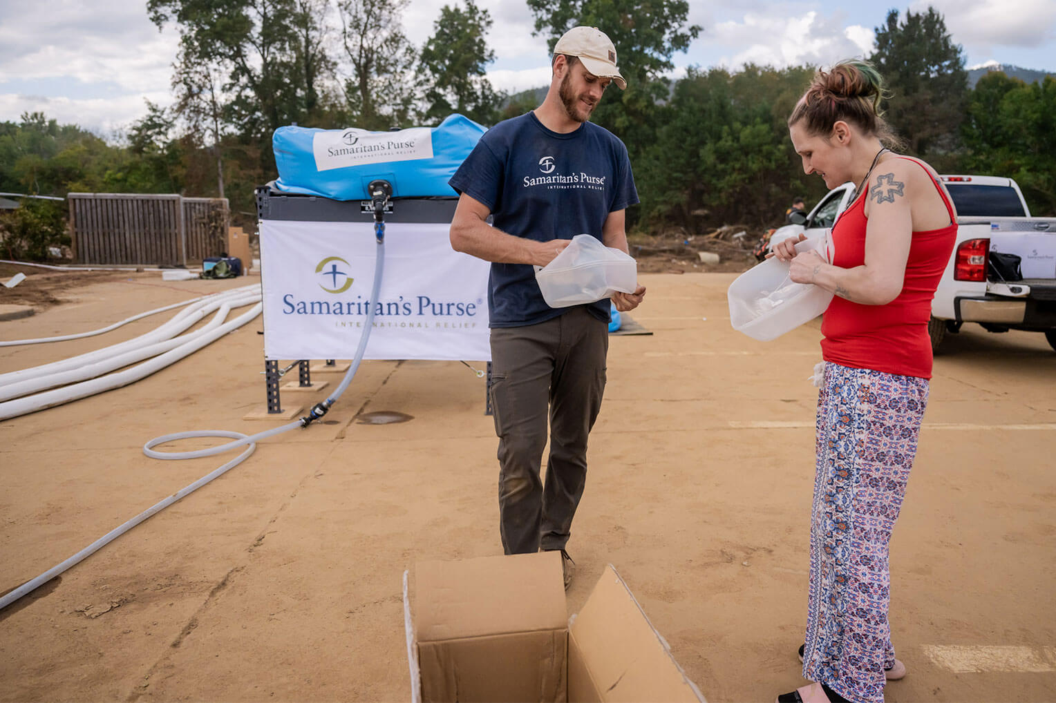 Many people in western North Carolina, including areas around Asheville, still do not have running water in their homes after Hurricane Helene.