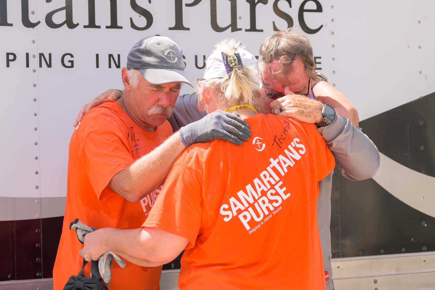 Prayer was welcome and the other kind of heavy lifting that Dale and Tracey needed.