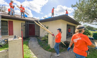 Samaritan's Purse volunteers at work in Florida.