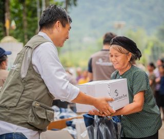 Many remote communities reeling from Typhoon Yagi in northern Vietnam received crucial aid from Samaritan's Purse.