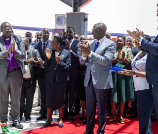 Samaritan's Purse COO joins Kenya President William Samoei Ruto at the ribbon cutting of the new cardiothoracic center at Kenya's Tenwek Hospital.