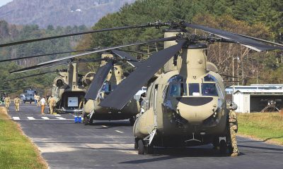 Chinooks prepare to bring relief in western North Carolina and eastern Tennessee.