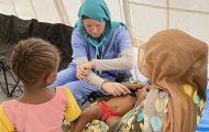 Samaritan's Purse staff at our field hospital in Gedaref, Sudan.