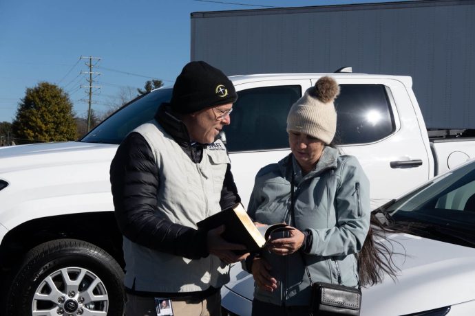 Nancy said that the storm made her realize the "abundance of blessings" she has in her life, such as Samaritan's Purse and her new vehicle. 