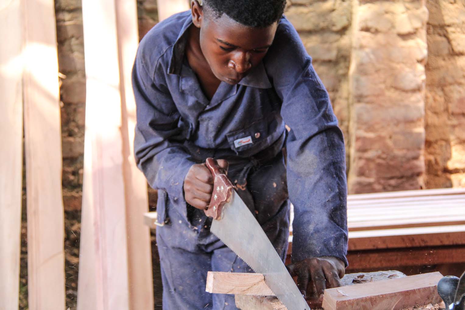 These skills will also give them a trade they can carry with them where they settle in Bunia or elsewhere.