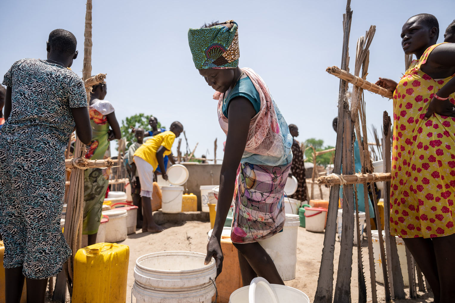 Water Yard and Distribution Point. Thaker, South Sudan.