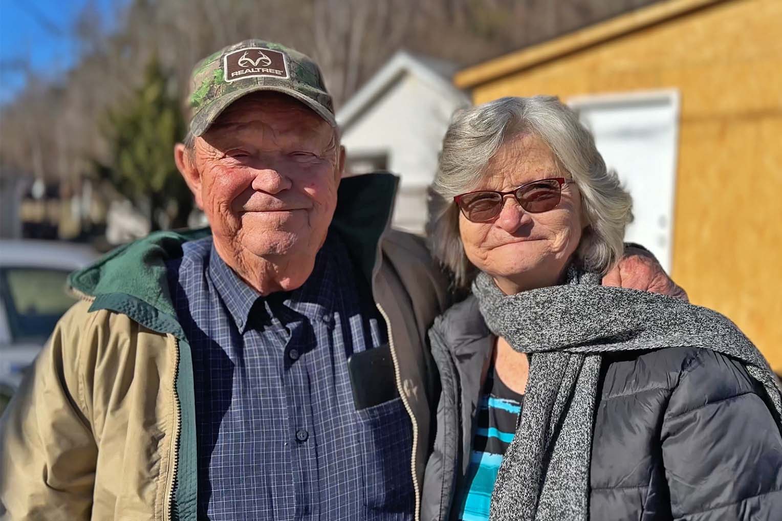 Charles says the first place he'll drive in the new car is to take his wife, Sadie, to dinner.