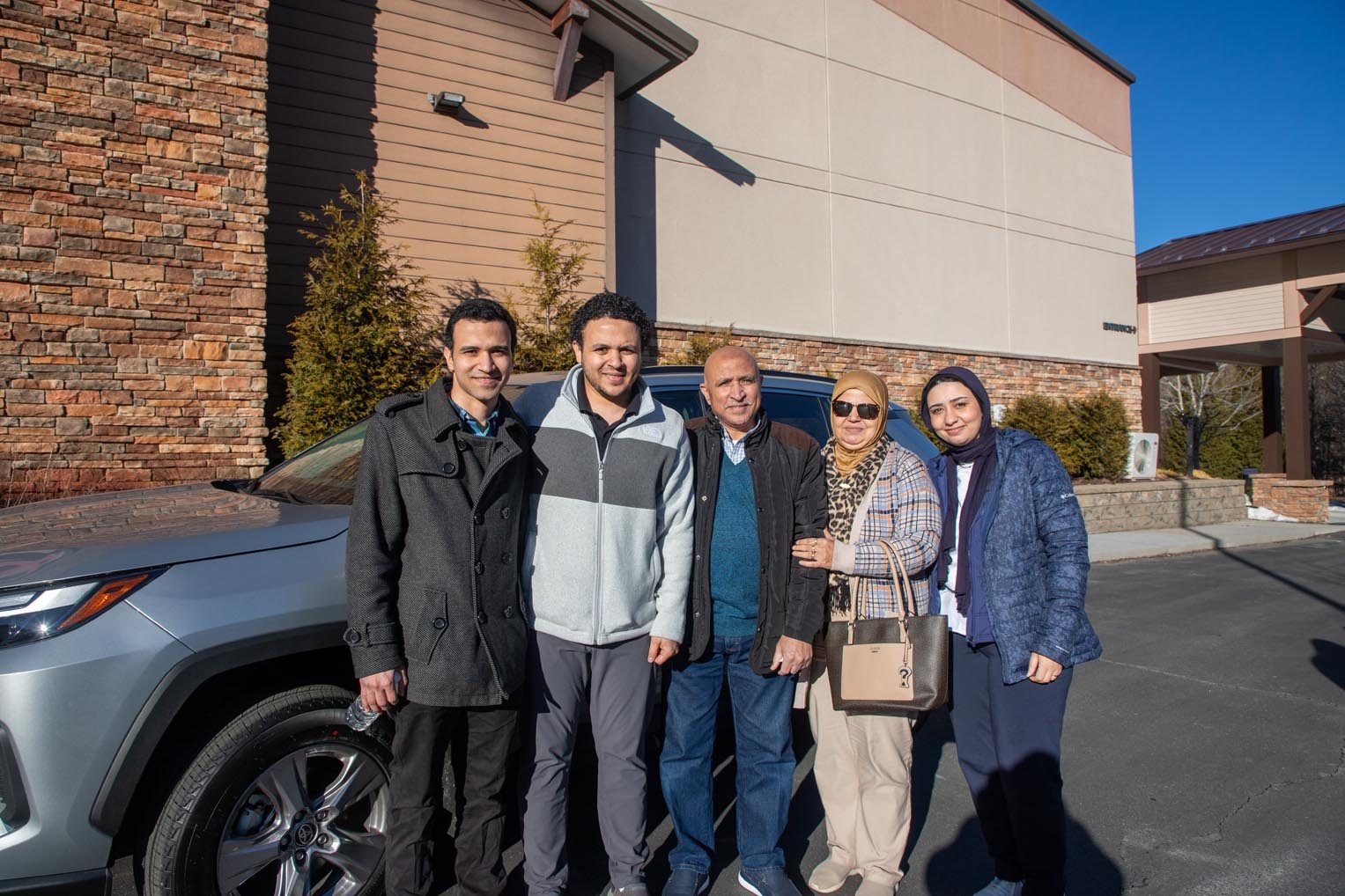 They were grateful to receive a new and reliable vehicle to replace their loss.