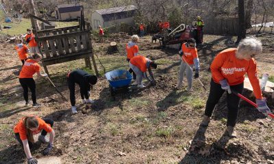 Volunteers are hard at work with clean up in Missouri after violent spring storms.