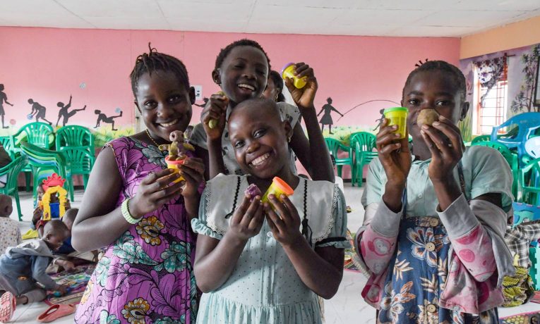 Children build friendships and creativity in a safe, love-filled environment.