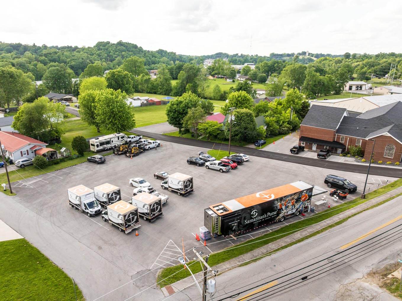 Samaritan's Purse has a base now in London, Kentucky, at Calvary Baptist Church.