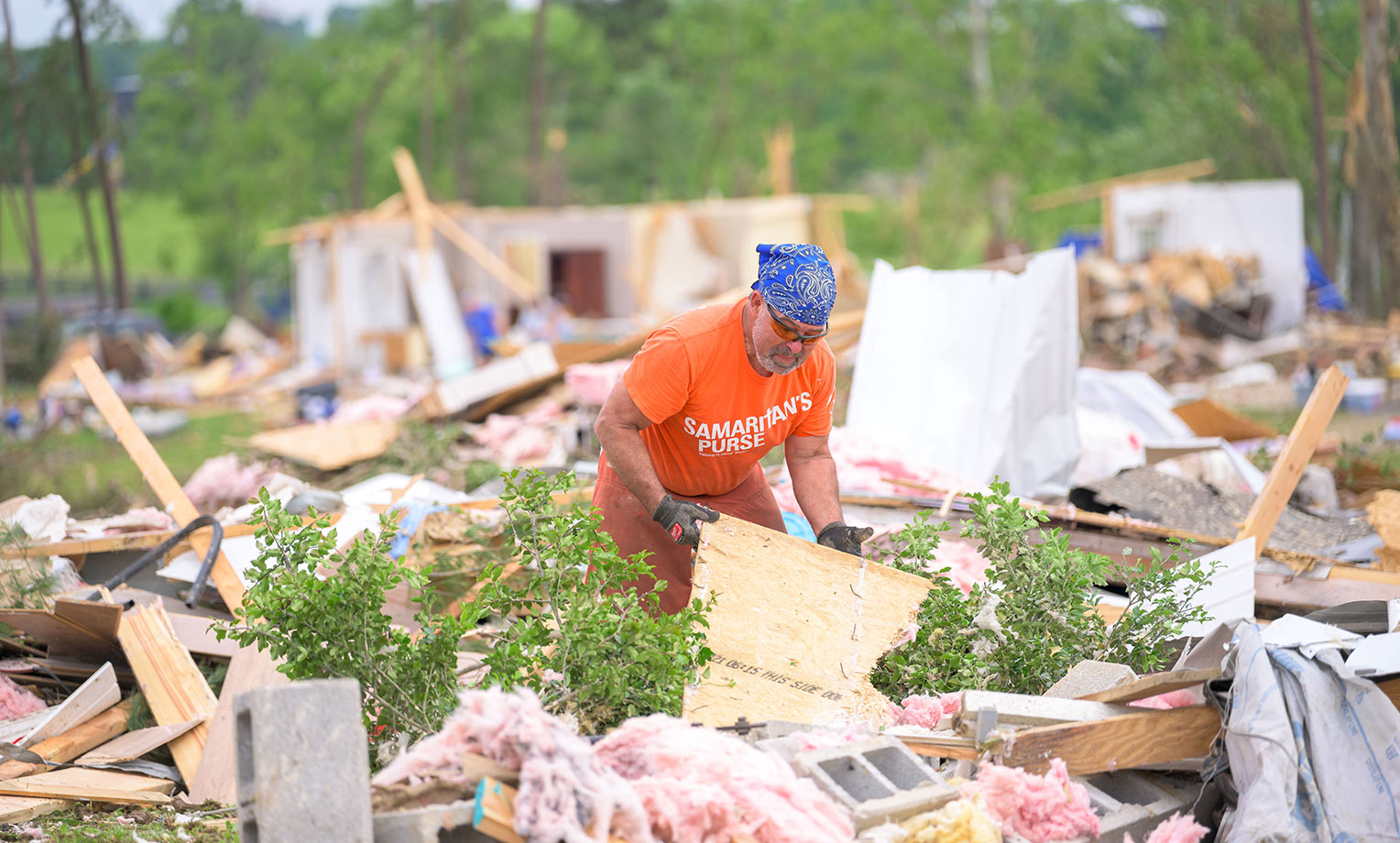 Volunteers are serving Laurel County, Kentucky, residents in the way of deadly tornadoes.