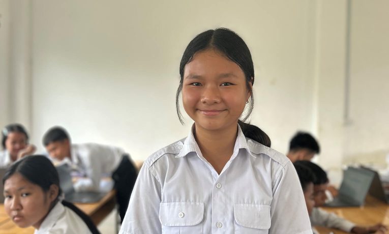 Cambodian student