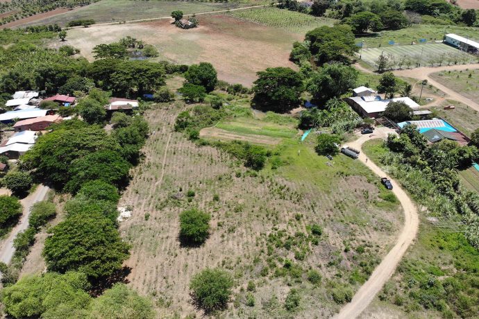 Vacant land before new Cambodian school was built