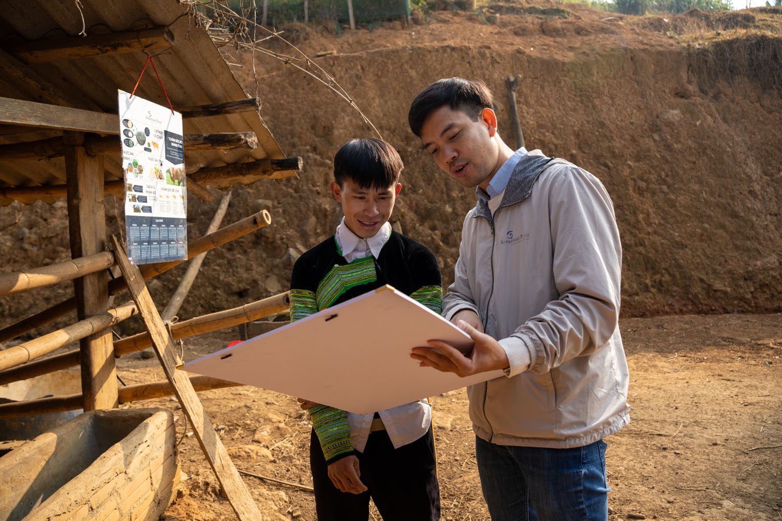 Samaritan's Purse staff members are diligent to teach, equip, and support each family in the livelihoods program so that their businesses and livestock can thrive.
